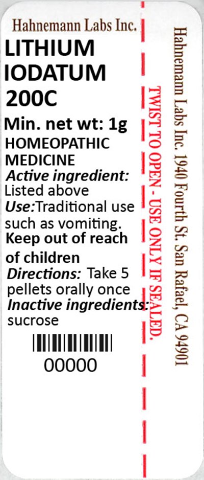 Lithium Iodatum 200C 1g - Lithium Iodatum 200C 1g